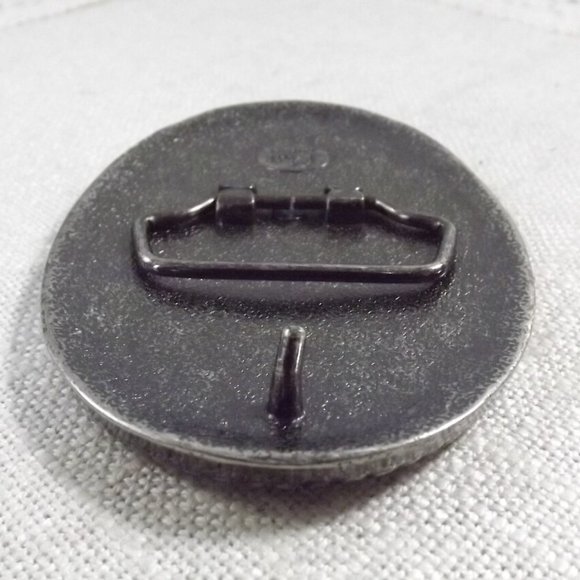 Vintage Karung Snakeskin Artisan Belt Buckle NOS 2 - Picture 8 of 9